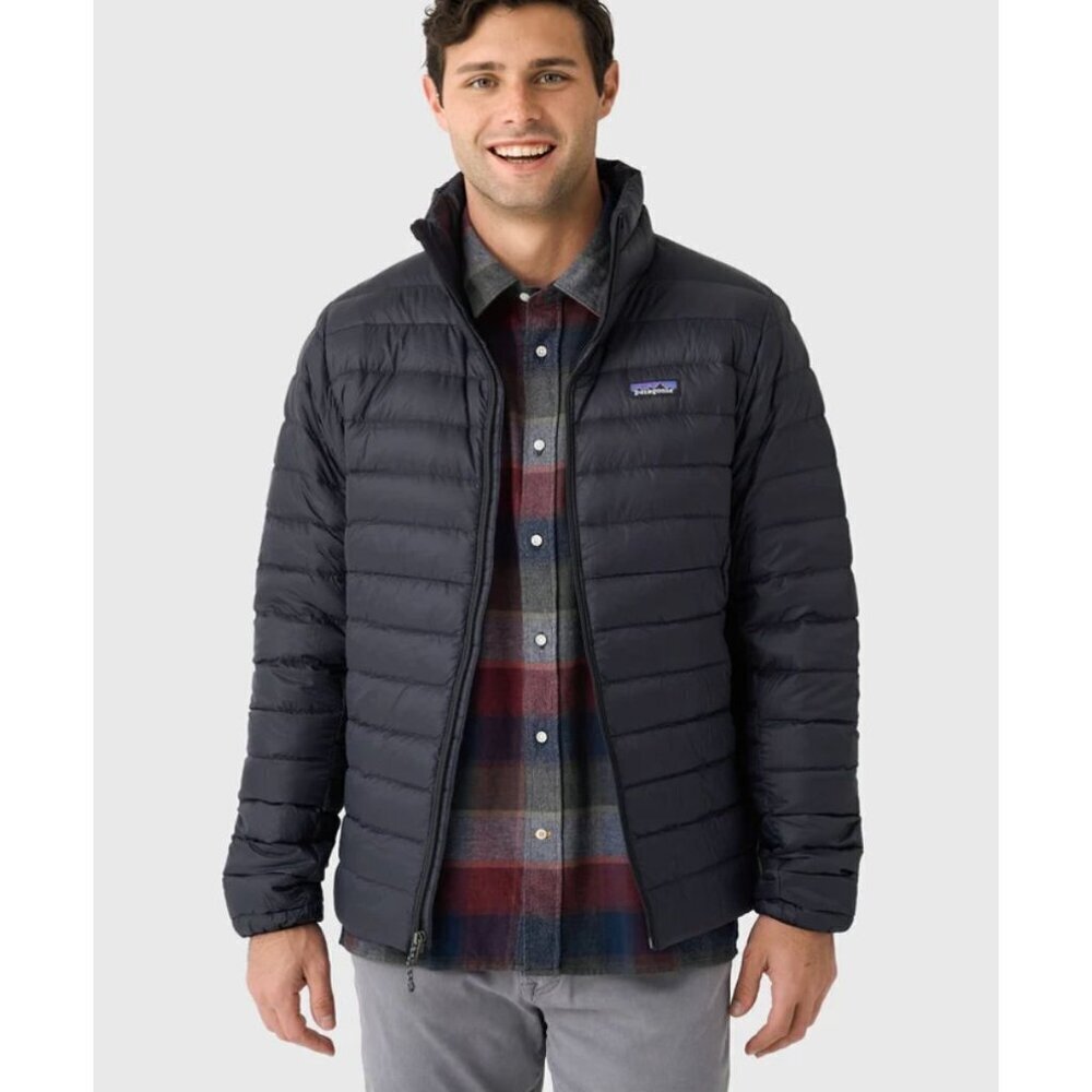 Patagonia Men's Down Sweater Jacket Dark Navy Size Small